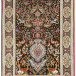 Handmade Isfahan Silk & Cotton Rug 3’28” x 4’92”