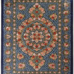 Handmade Persian Silk Rug from Qom