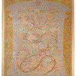 Handmade rug all silk from Qom 2
