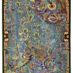 Elegant Handmade Persian Silk Rug from Qom 1