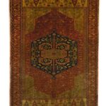 Brand New Sarakhs Handmade Silk Rug with medallion