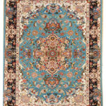 Tabriz handmade Medallion Rug. handwoven rug