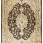Handmade Tabriz Silk & Cotton Rug 8’20” x 11’49”