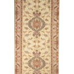Handmade Tabriz Silk & Cotton Runner Rug 2’72” x 20’07”
