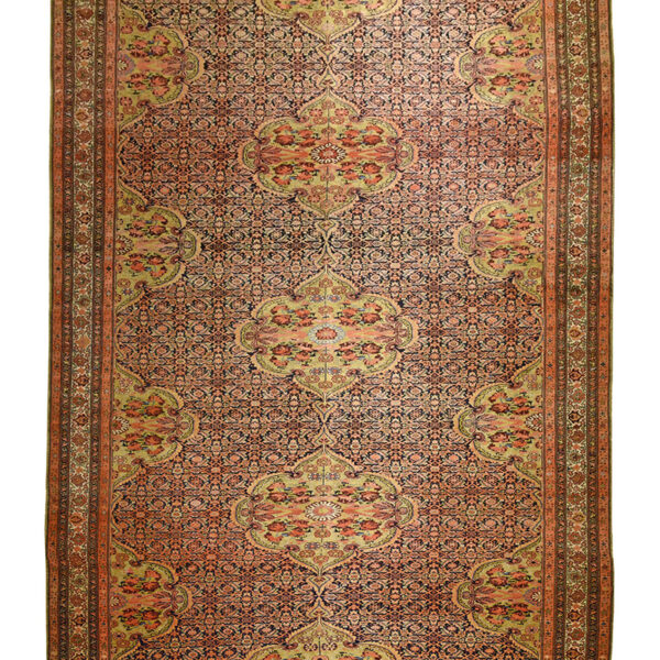 Antique Handmade Tabriz Wool & Cotton Rug 7’38” x 18’37”