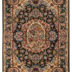 Handmade Tabriz Silk & Cotton Rug 3’28” x 4’92”