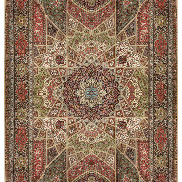 Handmade Tabriz All Silk Rug 11’32” x 16’73″