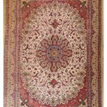 Handmade Qom All Silk Rug 8’20” x 11’49″