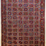 Handmade Shiraz Wool Rug 5’61 x 7’91”