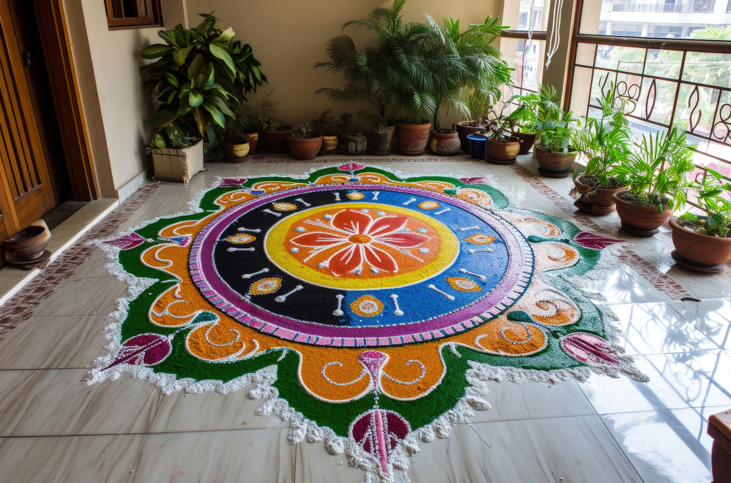 round rug