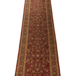 Handmade Tabriz All Silk Runner Rug 2’63” x 13’51”