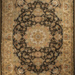 Introducing the Handmade Tabriz Medallion Rug. handwoven rug