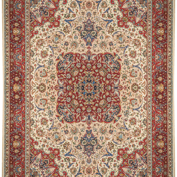 Handmade Tabriz Silk & Cotton Rug 9’84” x 13’12”