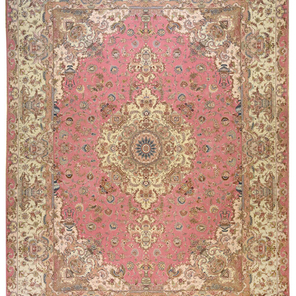 Handmade Tabriz Silk & Cotton Rug 9’84” x 13’12”