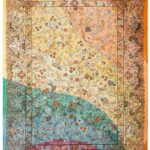 Handmade Qom All Silk Rug 4’43” x 6’56"
