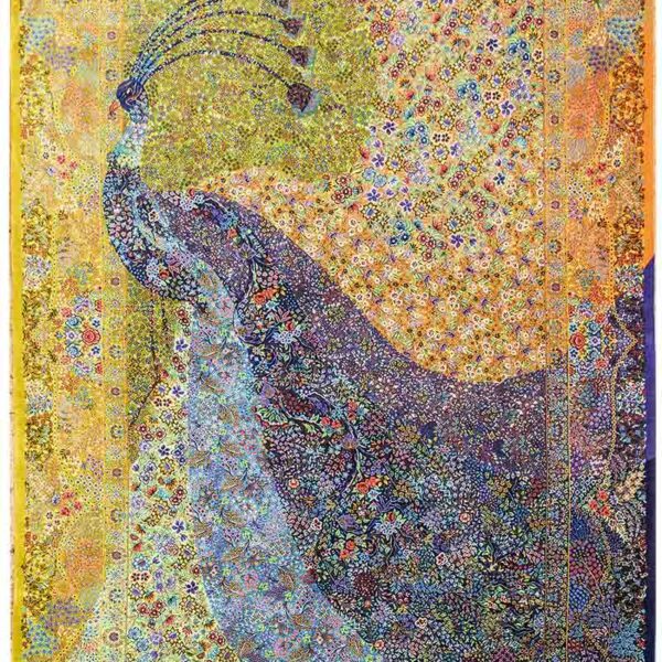 Handmade Tabriz Silk & Cotton Rug 4’92” x 6’56”