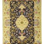 Handmade Qom All Silk Rug 2’63” x 3’94”