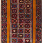 Handmade Shiraz Wool Rug 4’92 x 8’20”