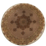 Handmade Khoy Silk & Cotton Round Rug 8’20”