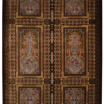 Handmade Qom All Silk Rug 4’43” x 6’56”