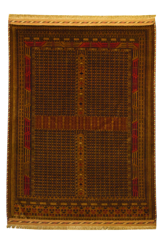 brand new Handmade medallion silk Rug from Sarakhs. handwoven rug.