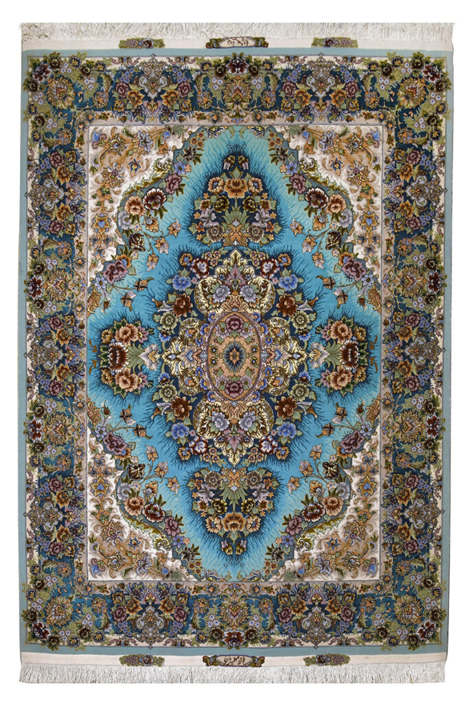 Brand new Handmade medallion Rug from Tabriz. handwoven rug1