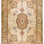 Handmade Tabriz Silk & Cotton Rug 8’20” x 11’49”