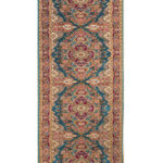 Handmade Tabriz Silk & Cotton Runner Rug 2’95” x 13’94”