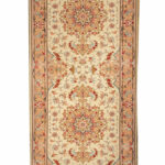 Handmade Tabriz Silk & Cotton Runner Rug 3’02” x 26’57”