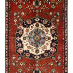 Handmade Shiraz Wool Rug 1’97 x 2’62”