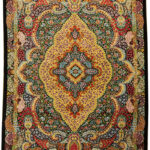 Qom brand new Handmade Medallion silk Rug
