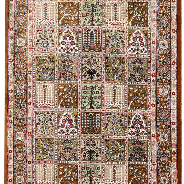 Handmade Qom All Silk Rug 2’63” x 3’94”