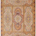 Handmade Qom All Silk Rug 3’28” x 4’92”