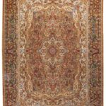 Handmade Tabriz Silk & Cotton Rug 9’84” x 13’12”