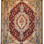 Handmade Tabriz Silk & Cotton Rug 8’20” x 11’49”
