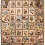 Handmade Tabriz Silk & Cotton Rug 6’56” x 9’84”