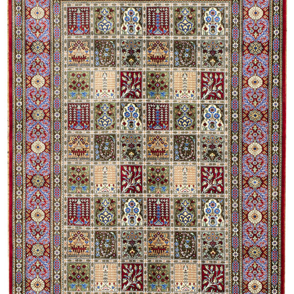 Brand New Handmade Silk Rug from Qom. handwoven rug