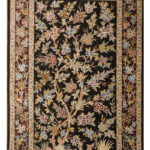 Brand New Handmade tree of life Silk Rug from Qom. handwoven rug