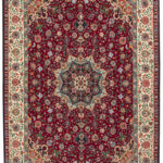 Experience the Luxury of Our Brand New Medallion Handmade Persian Rug from Tabriz