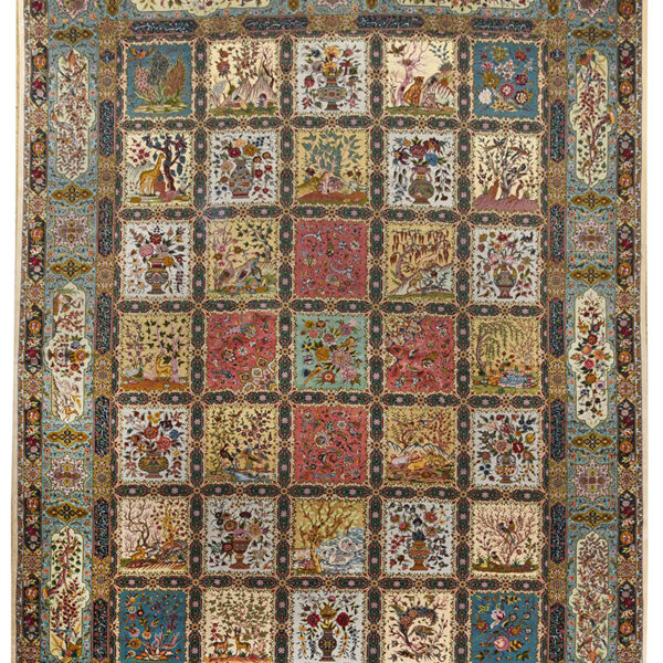 Handmade Tabriz Silk & Cotton Rug 11’48” x 16’40”