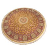 Elegant Round Handmade Rug from Tabriz, Iran​ 3