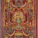 Handmade Qom All Silk Rug 1’97” x 2’95”