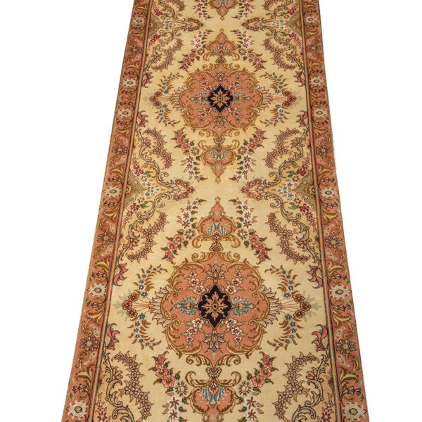 Elegant Handmade Silk Rug from Tabriz, Iran​ 1