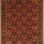 Handmade Sarakhs All Silk Rug 4’36” x 5’90”