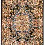 Handmade Tabriz Silk & Cotton Rug 3’28” x 4’92”