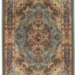 Handmade Tabriz Silk & Cotton Rug 6’56” x 9’84”