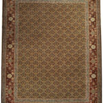 Handmade Tabriz Silk & Cotton Rug 9’84” x 13’12”