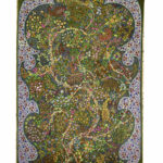 Handmade Qom All Silk Rug 2’49” x 3’61”